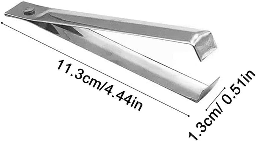 Silver Fish Bone Tweezers, Garlic Peeler Garlic Tweezer Remover Tool,2024 New Garlic Peeler Garlic Tweezer Remover Tool Tongs for Cooking Practical Gadgets Vegetables Tools Seasoning and Spice