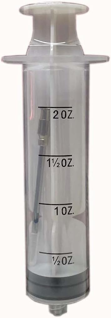 Large Meat Marinade Injector Syringe with 2 Ounce Capacity Barrel