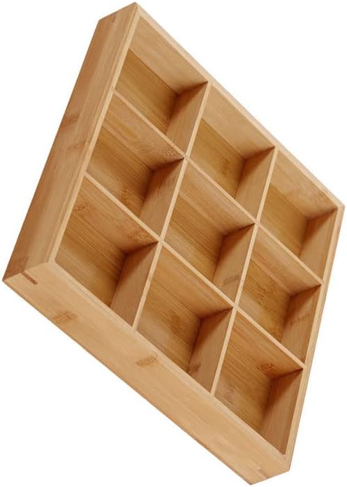 Divided Wooden Tray,Veggie Tray Serving Tray Divided Platter Wooden Food Server Multi Compartments Serving Tray for Hot Pot Restaurants Sushi Plate (6 Compartments)