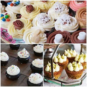 CAKETIME Silicone Muffin Pan - Cupcake Pan, Mini Loaf Pan Silicone Baking Molds Food Grade 3-Pack