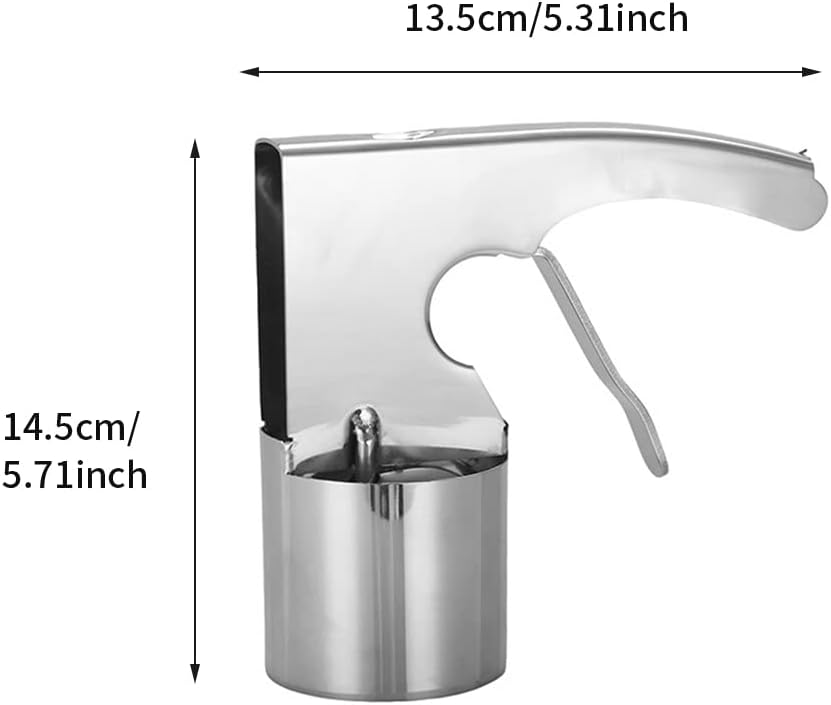 Ice Cream Scoop Stainless Steel, Cylindrical Scooper with Trigger Release