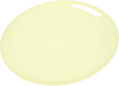 Hemobllo Round Portable Cutting Board Non Smell Food Safe PP Kitchen Mat for Fruit Vegetable Meal Prep