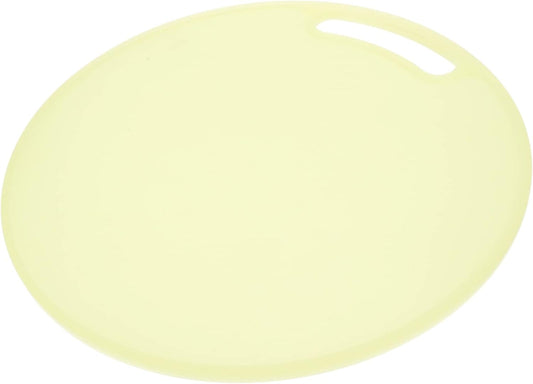 Hemobllo Round Portable Cutting Board Non Smell Food Safe PP Kitchen Mat for Fruit Vegetable Meal Prep