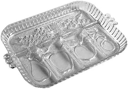 Vintage Crystal Happenings 5-Part Relish Tray No. 3678