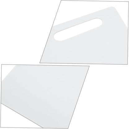 PRETYZOOM Kitchen Cutting Board Chopping Mat Square Plastic Non-slip Cutting Board for Kitchen Use Sturdy Food-grade Plastic Suitable for Fruits Vegetables