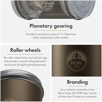 HORL 2 Pro Rolling Knife Sharpener Engineered in Germany for Straight Edge and Leather strop