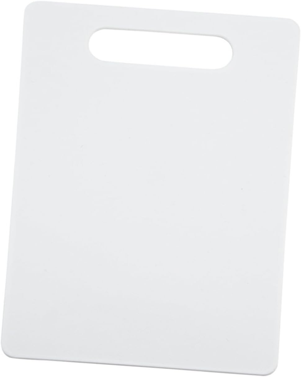 HOMSFOU Plastic Kitchen Cutting Board Mat, Non-slip Chopping Board for Kitchen Use, Square Food-grade Cutting Mat for Vegetables and Fruits