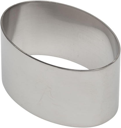 Ateco Oval Stainless Steel Form, 3.13 by 1.38-Inches High