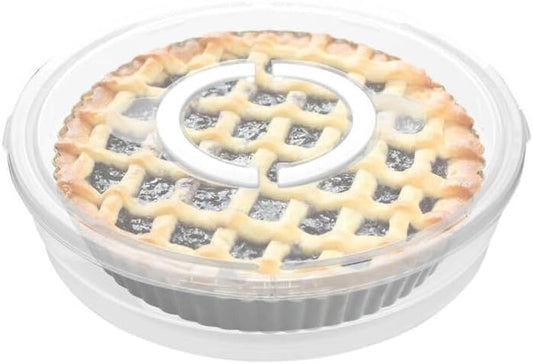 12inch Portable Pie Carrier with Lid and Cupcake Muffin Tart Cookie Fruit Snacks Keeper Food, Pie Carrier Round Pizza Holder Reusable Pie Keeper