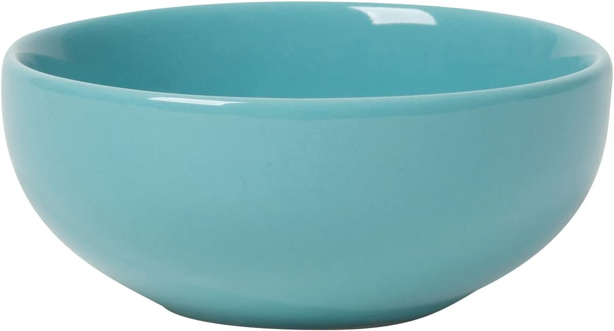Now Designs Canyon Ceramic Pinch Bowl Set, Soy Sauce Dish, Set of 6, 2 oz