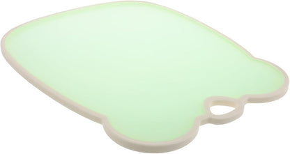 Hemobllo Large Food Prep Cutting Board Fruit Vegetable Chopping Board Non-slip Kitchen Mat Jelly Green for Home Use
