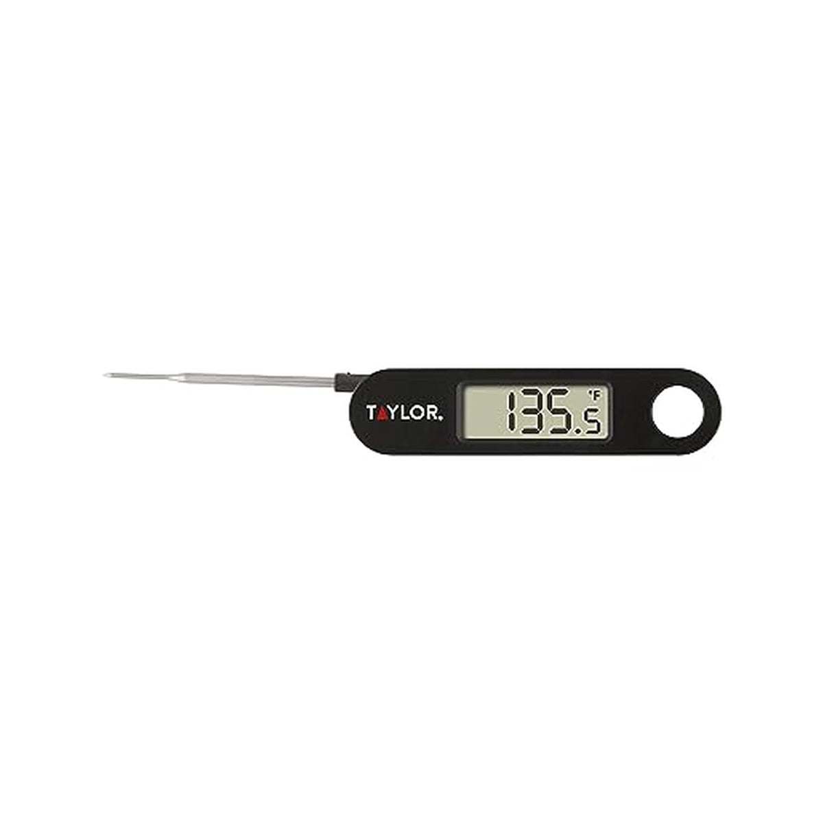 Taylor Digital Folding Stem Food Thermometer Black