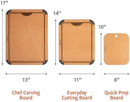 Full Circle Better-Than-Wood Chef’s Carving Cutting Board, 13"x17"