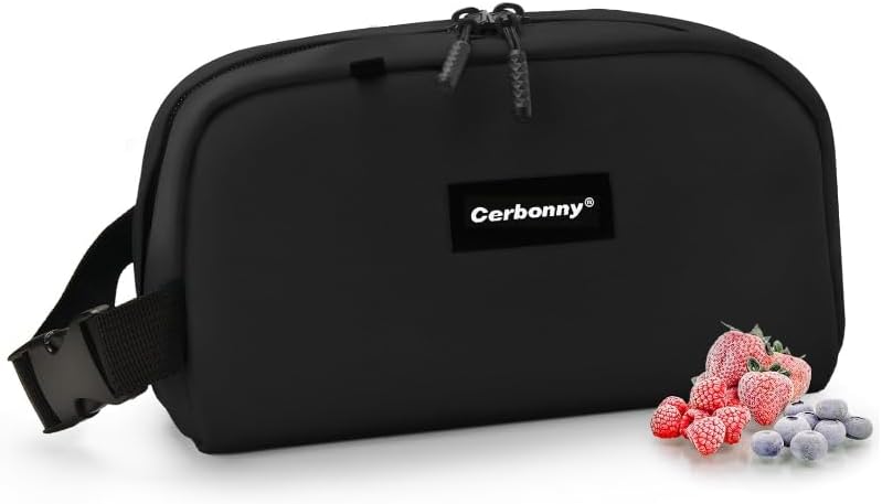 Cerbonny Freezable Cooler Bag for Work/School Travel - Mini Insulated Bag Fit For Yogurt
