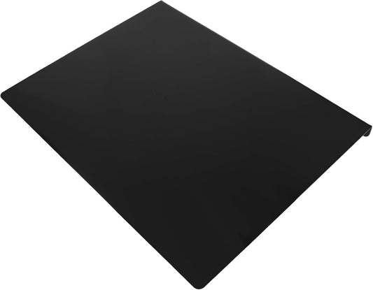 Artibetter Large Black Acrylic Cutting Board 42.5x32.5cm Non-slip Kitchen Chopping Mat with Counter Lip for Fruit and Vegetable Prep