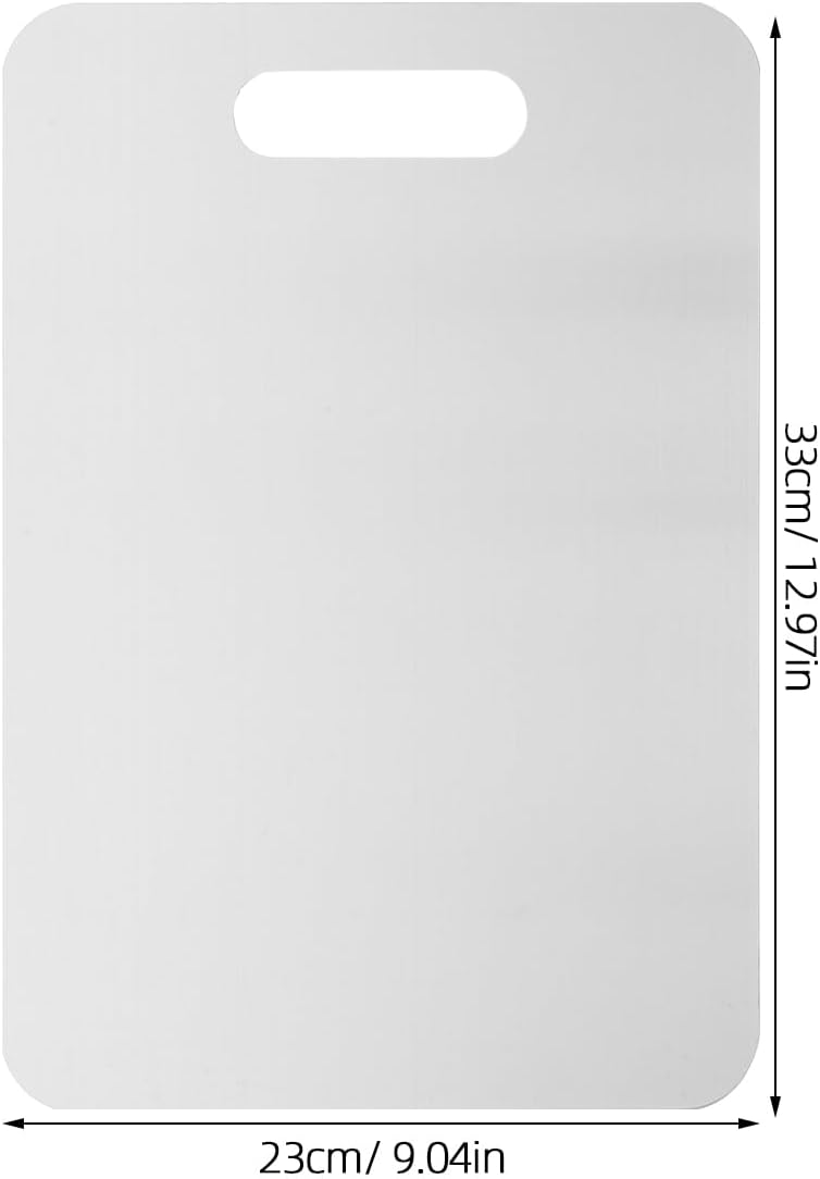 Yardwe Chopping Board for Home Double-sided Cutting Mat Stainless Steel Xxl Size Easy to Clean