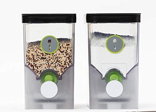 PantryChic SmartCanisters SMALL - Stores, Measures & Dispenses Dry Ingredients Smart Storage System SOLD SEPARATELY - BPA-Free Airtight Canisters Ideal for Baking Soda, Quinoa, Spices
