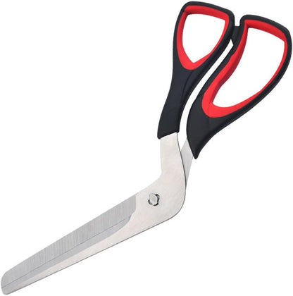 Pizza Scissors Food Grade Stainless Steel Pizza Cutter Stainless Steel Pizza Spatula Slicer Multi Function Kitchen Gadget for Kitchen Pizza Steak Barbecue Muffins