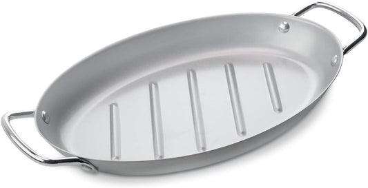 Grill Pan - 11'x15'' BBQ Grill Topper With Handles