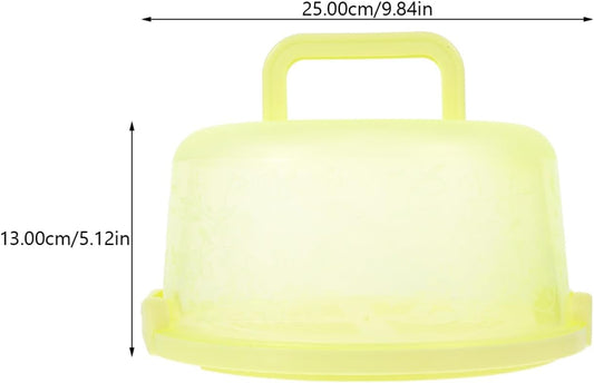 Lurrose Portable Cake Box Cake Carrier Portable Cake Case Cake Boxes Party Supply Household Cake Case Reusable Cake Holder Plastic Cake Carrying Case Kitchen Baking Tool
