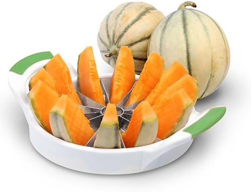 Easy Melon Slicer & Corer – Medium Cutter for Cantaloupe & Honeydew