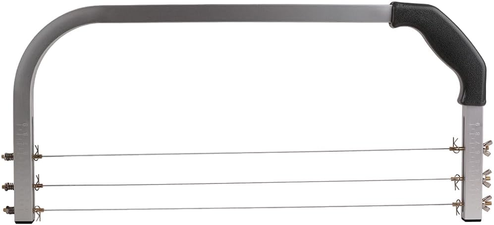 O'CREME Interlayer Cake Slicer Leveler Cutter with 3 Adjustable Wires