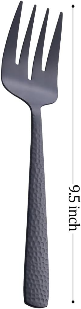 Matte Black Cake Pie Server Set