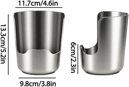Stainless Steel Utensil Holder and Spoon Rest for Kitchen Counter，