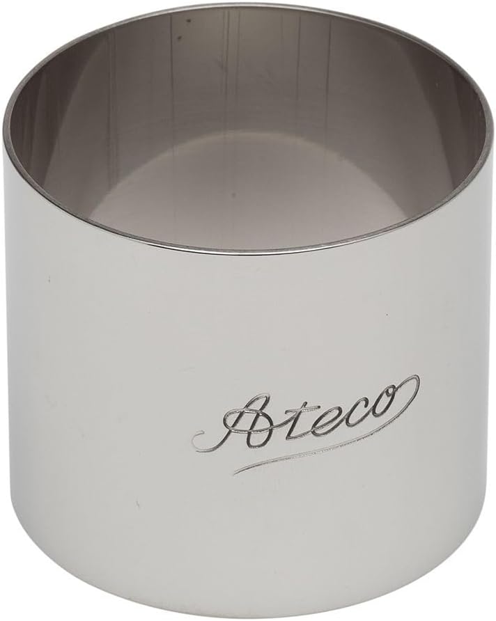 Ateco Oval Stainless Steel Form, 3.13 by 1.38-Inches High