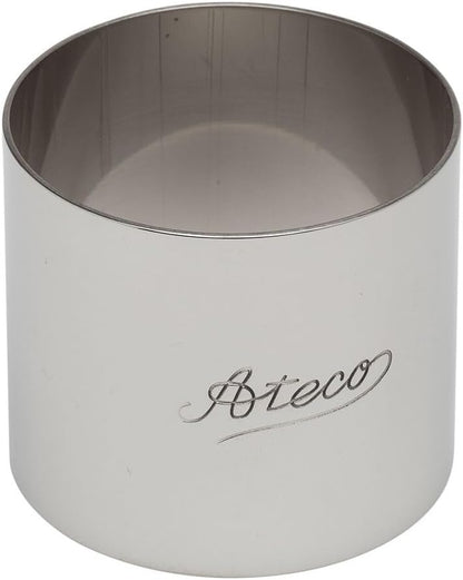 Ateco Oval Stainless Steel Form, 3.13 by 1.38-Inches High
