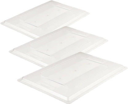 Rubbermaid Commercial Products Polycarbonate Food Storage Box/Tote, 2 Gallon, Clear, for Restaurant/Kitchen/Cafeteria