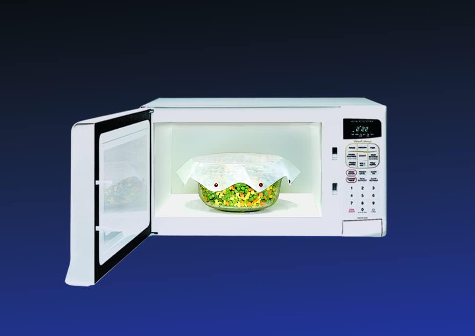 Microwave Spatter Screen, Reusable, Non-Stick Mesh, Folds Flat, 13 Inch Splatter Guard, BPA Free, Tested Food Contact Safe, Made in the USA. Red Beads