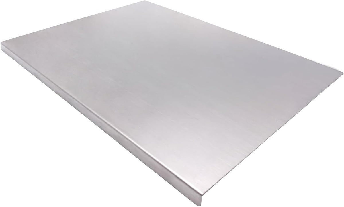 BILLAMB Stainless Steel Cutting Boards for The Kitchen, Suitable for Meat, Fruits, Vegetables, Bread, and Baking Large-sized Cutting Boards (90 x 58cm/35.5 x 22.8 in)
