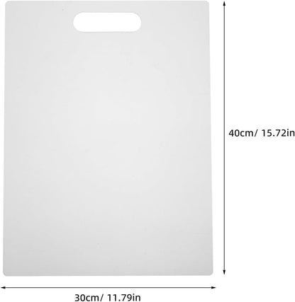 Nonslip Acrylic Cutting Board 400x300x5mm Large Kitchen Chopping Mat for Vegetables Meat Fruit Food Prep