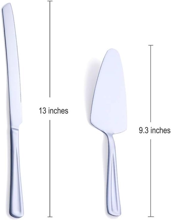 GoGeiLi Stainless Steel Wedding Cake Cutting Set