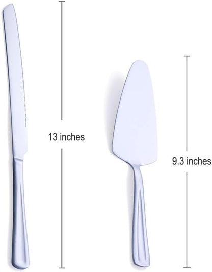 GoGeiLi Stainless Steel Wedding Cake Cutting Set