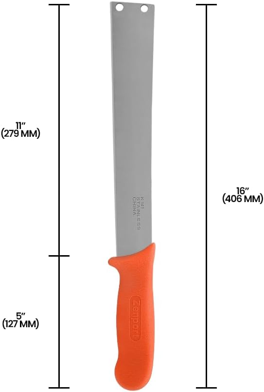 Zenport Crop Harvest Knife, Lettuce Trimmer, 7.25-Inch Blade