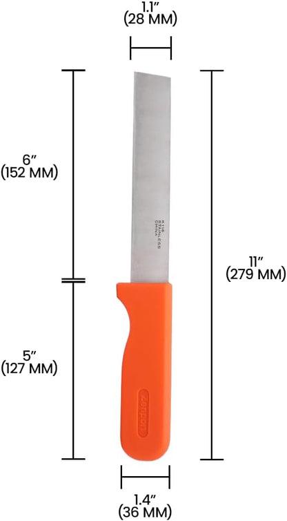 Zenport Crop Harvest Knife, Lettuce Trimmer, 7.25-Inch Blade
