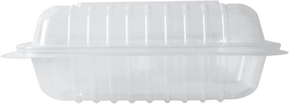 Karat FP-HC99PP-3CU 9"X 9" PP Hinged Containers 3 Compartment - (Case of 200)