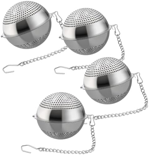 Food Grade 304 Stainless Steel Mesh Tea Ball 2.1 Inch Tea Infuser Strainer Filter Diffuser for Loose Tea