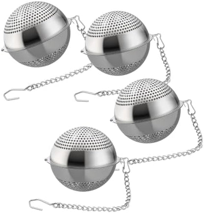 Food Grade 304 Stainless Steel Mesh Tea Ball 2.1 Inch Tea Infuser Strainer Filter Diffuser for Loose Tea