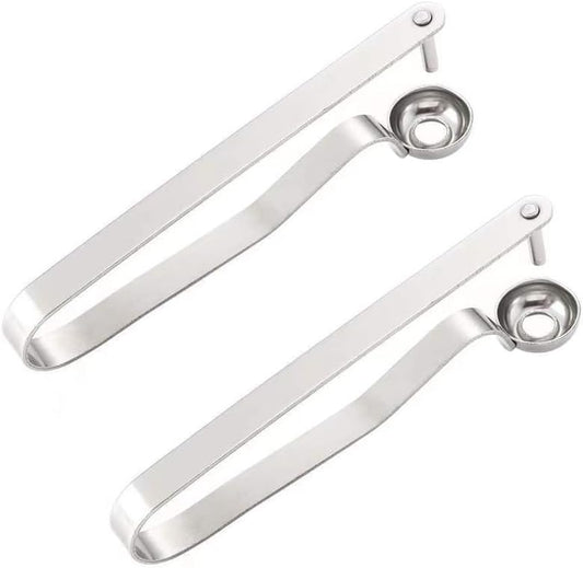 Stainless Steel Date Pitter Tool, Red Date Seed Remover for Jujube, Cherry and Hawthorn, Easy Fruit Corer Kitchen Tool, 2 Pack