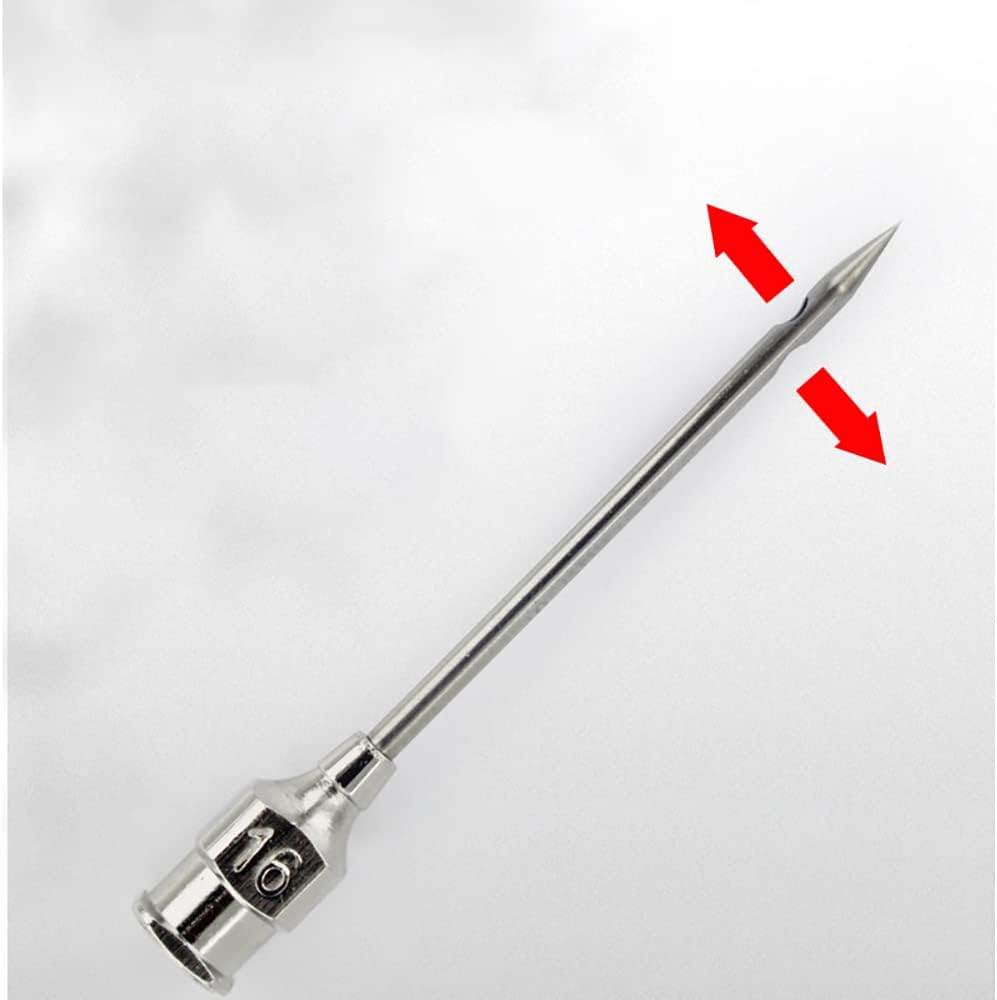 High Pressure Electric Bacon Pump Gun, Meat Saline Syringe Pump Food Grade Electric Injector Meat Processor 60W with 10Pcs Needle (Three Needle)