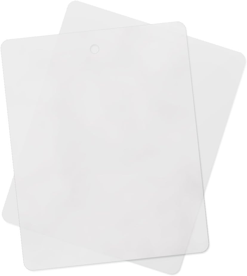 Flexible Plastic Kitchen Cutting Board Mats 12 Inch x 15 Inch (6pack)