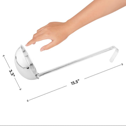 Restaurantware 16 oz Stainless Steel Serving Ladle