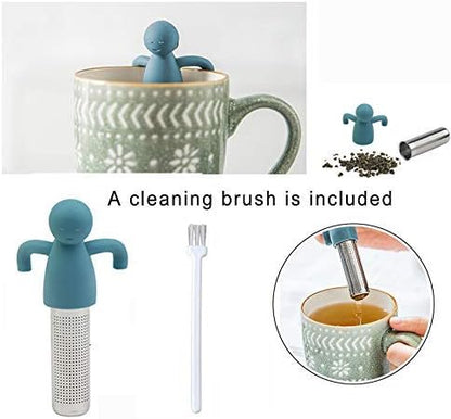 Leden Tea Infuser for Loose Leaf Tea Extra Fine Mesh Tea Steeper Gray
