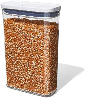 OXO Good Grips POP Container – Airtight 1.7 Qt for Coffee and More Food Storage, Rectangle, Clear