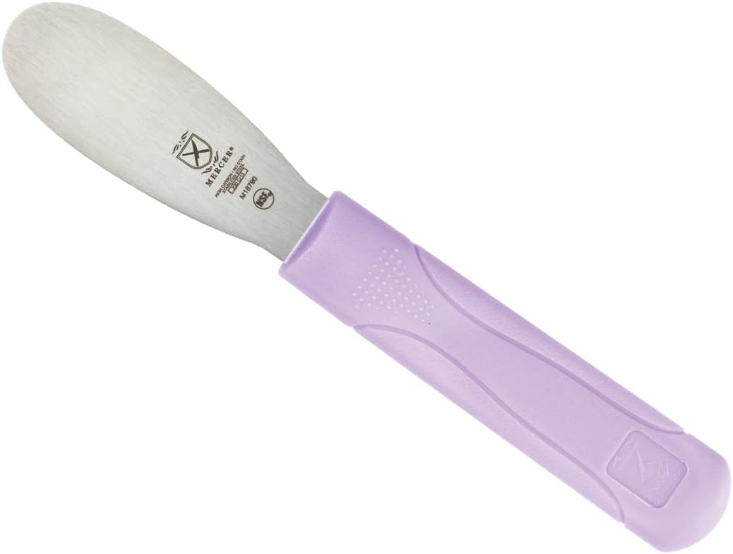 Mercer Culinary Millennia Bench Scraper, 5 7/8 Inch X 3 1/2 Inch Blade, Black Handle