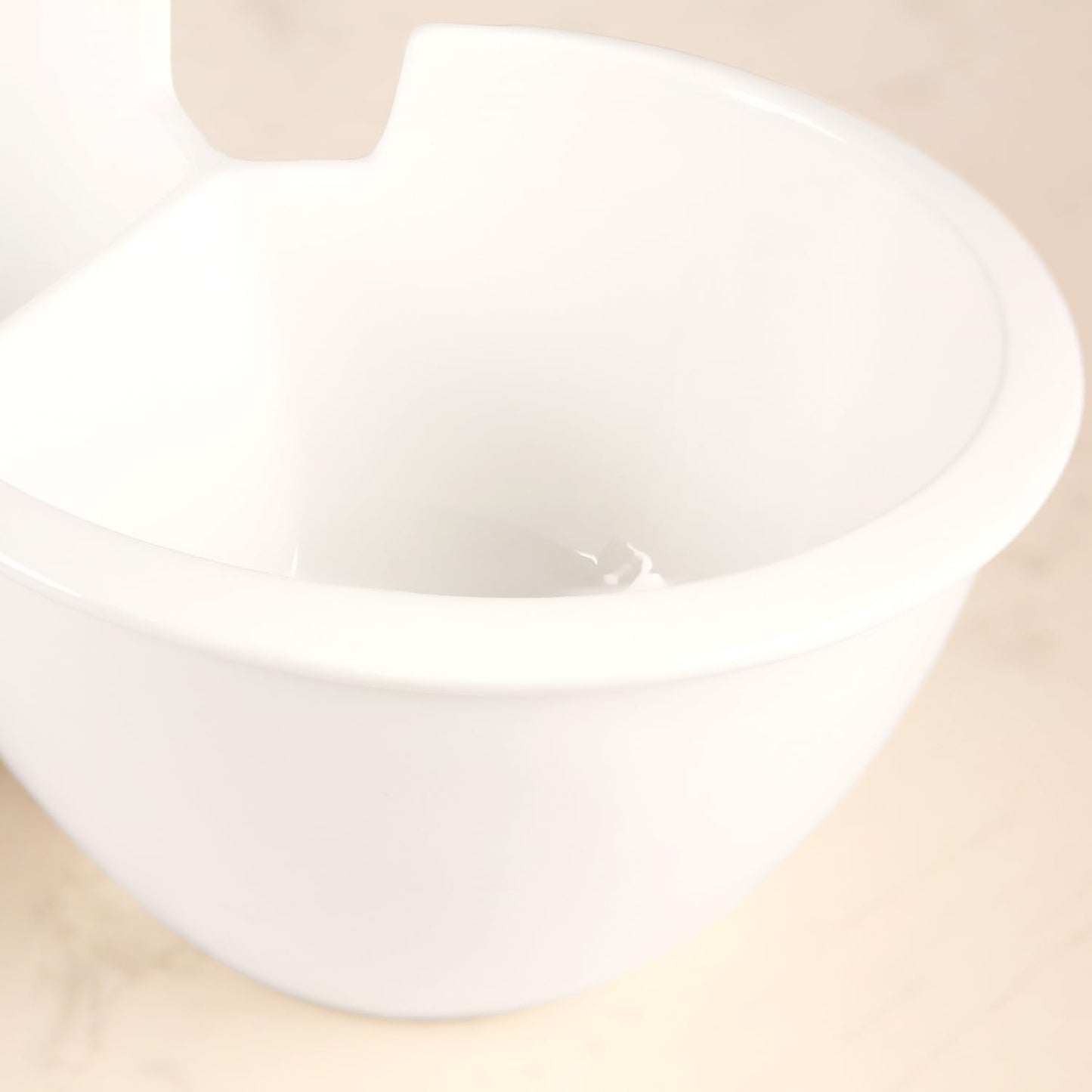 Chip and Dip Bowl Serving Set, Ceramic White Divider Bowl with bamboo base and 4 pcs forks, 34 Oz Seasonings side dishes Bowl Buffet Serving Set, for Entertainment parties, leisure