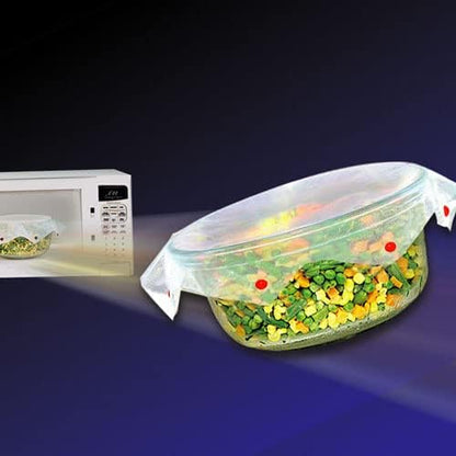 Microwave Spatter Screen, Reusable, Non-Stick Mesh, Folds Flat, 13 Inch Splatter Guard, BPA Free, Tested Food Contact Safe, Made in the USA. Red Beads